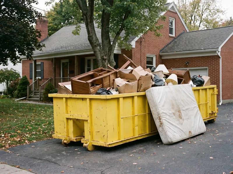 Cleanout Dumpster Rental dumpster in Yonkers