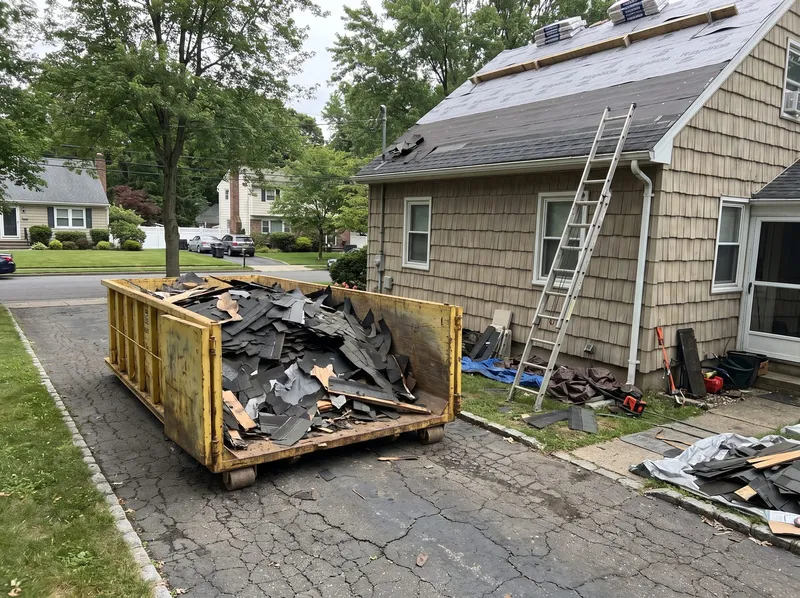 Roofing Dumpster Rental dumpster in Yonkers